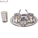 Royal Silver Brass Thali/ Dinner Set