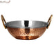 Copper Steel Karahi Serveware