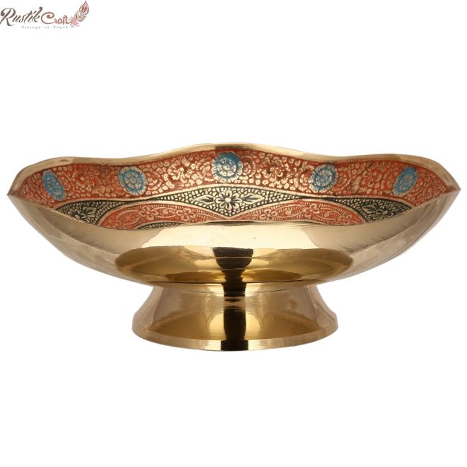 Meenakari Brass Bowl