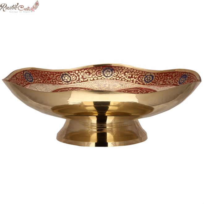 Meenakari Brass Bowl