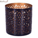 Black Moroccan Candle Votive