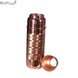 Copper Lining Bottle With Glass Shape Lid