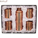 Set of Embossed Bottle And 4 Glass In Gift Box