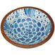 Enamel Coated Wooden Salad Bowl