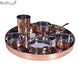 Rajwada Copper Steel Thali Dinner Set