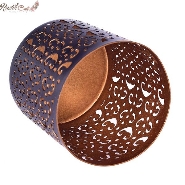 Copper Moroccan Candle Votive