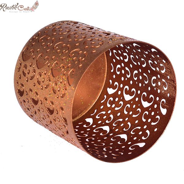 Copper Moroccan Candle Votive