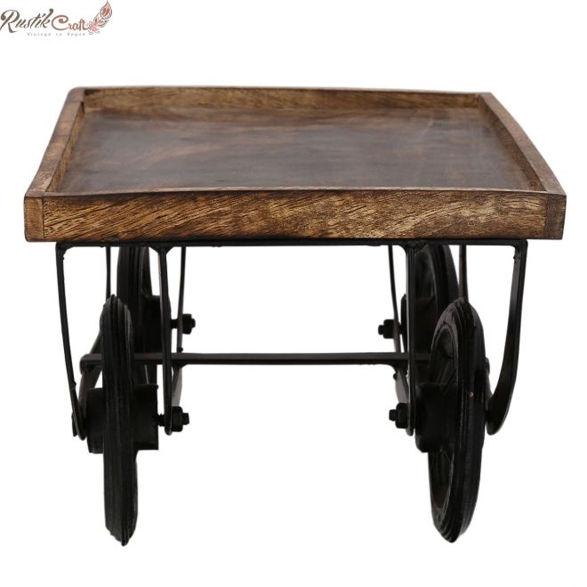 Wooden Serving Cart