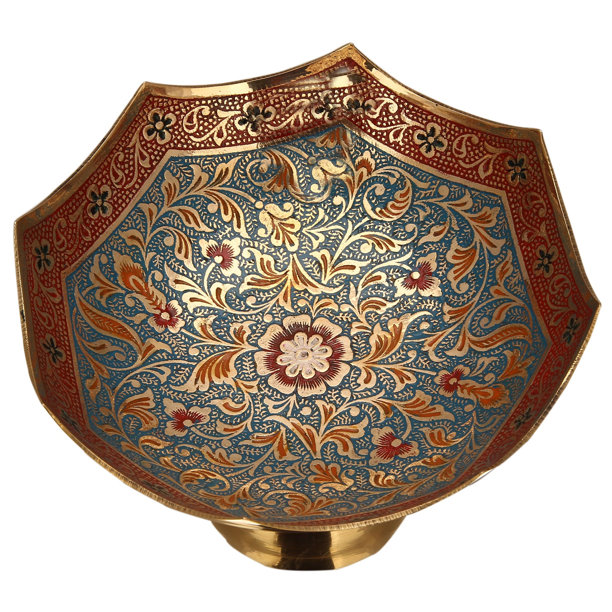 Meenakari Brass Bowl