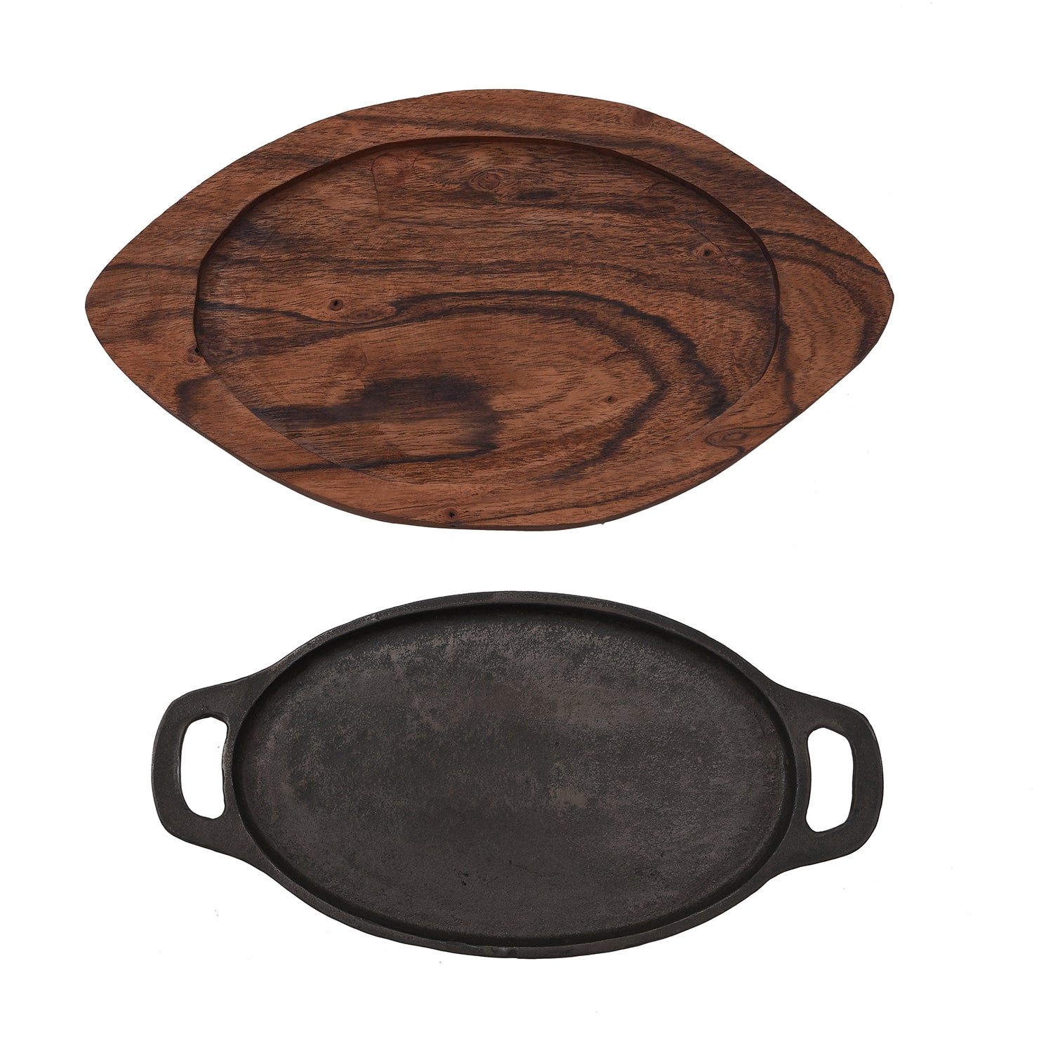 Oval Cast Iron Sizzler Plate