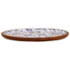 Enamel Coated Wooden Serving Tray/Plate