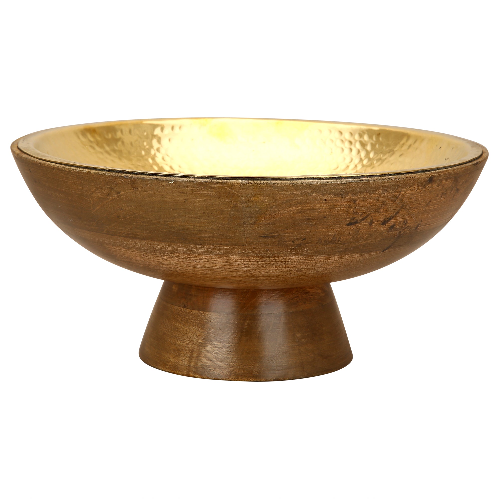 Wooden-Brass Bowl