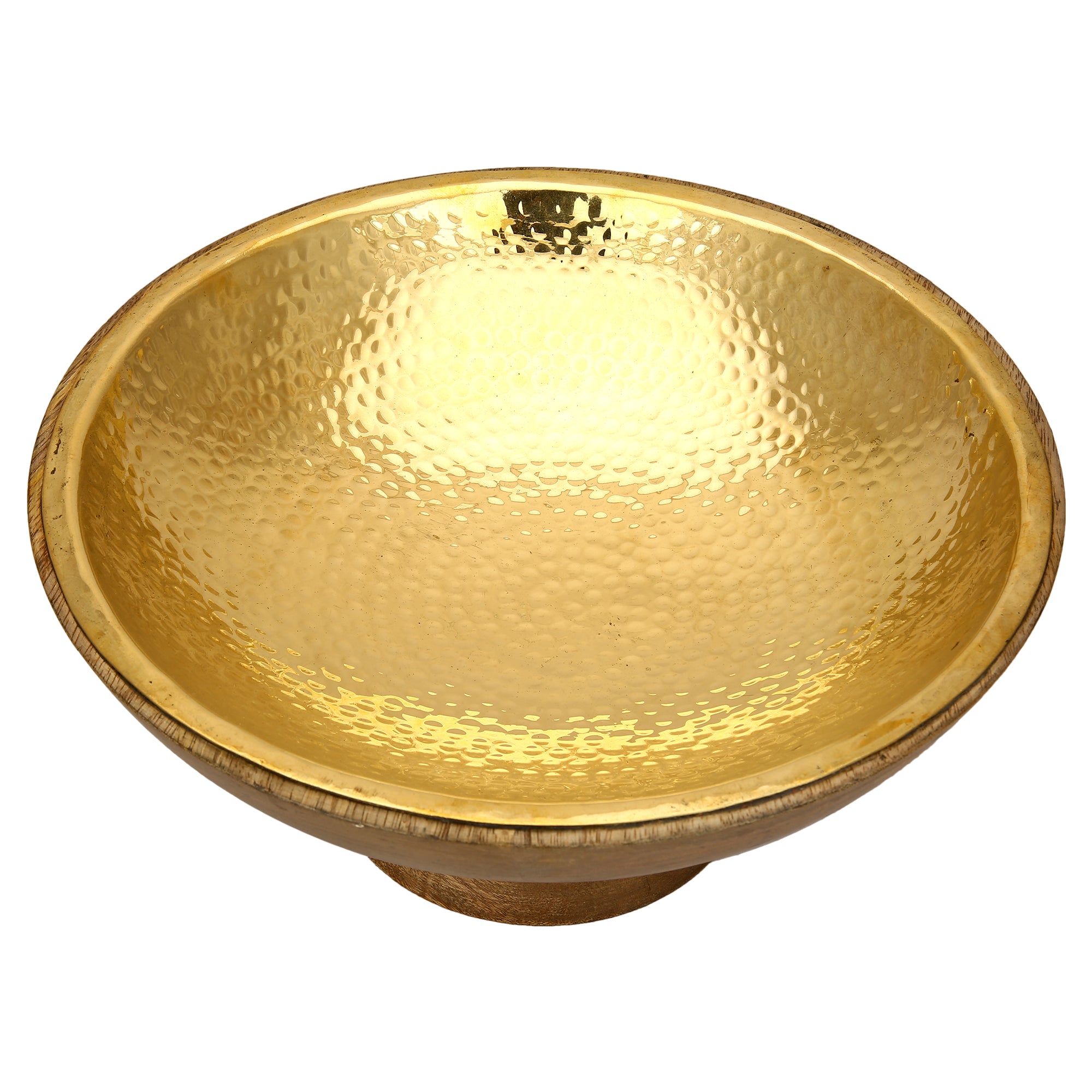 Wooden-Brass Bowl