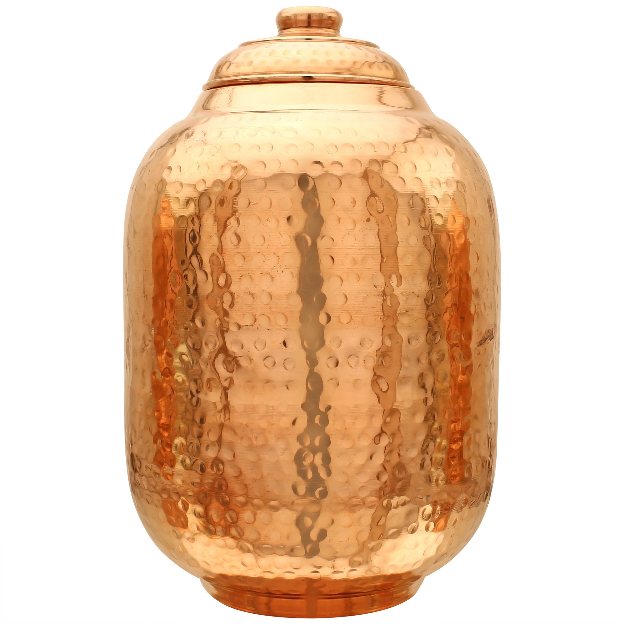 Hammered Copper Water Dispenser with Tap 5 LTR