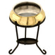 Brass Chhola Kulcha Handi  (Tin Lining) with Iron Stand