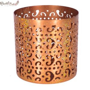 Copper Moroccan Candle Votive