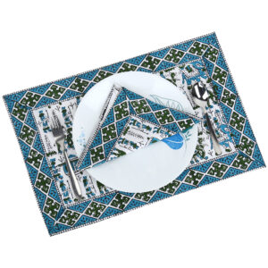 Cotton Block Prints Napkins & Place mats Set of 6 Each