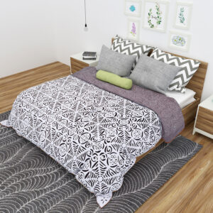 Cotton Applique Bed Cover/ Spread