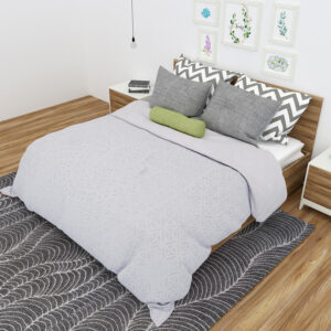 Cotton Applique Bed Cover/ Spread